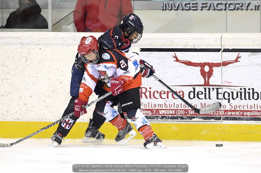 2017-02-05 Valpellice Verde-Hockey Milano Rossoblu U14 3701 Leonardo Vergani